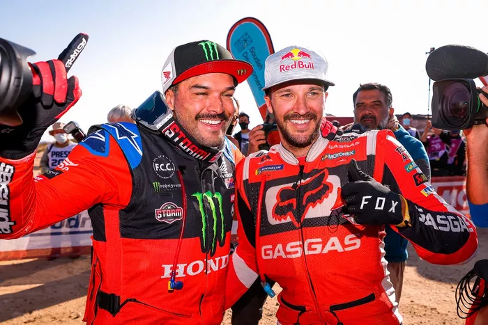 #7 Monster Energy Honda Team 2022: Pablo Quintanilla, #3 Gasgas Factory Racing: Sam Sunderland