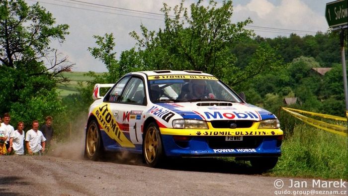 Krzysztof Hołowczyc, Maciej Wisławski, Subaru Impreza S3 WRC '97, Rajd Polski 1998