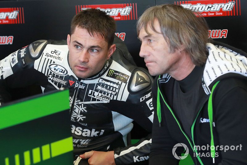 Leon Haslam, Kawasaki Racing con il padre Ron Haslam