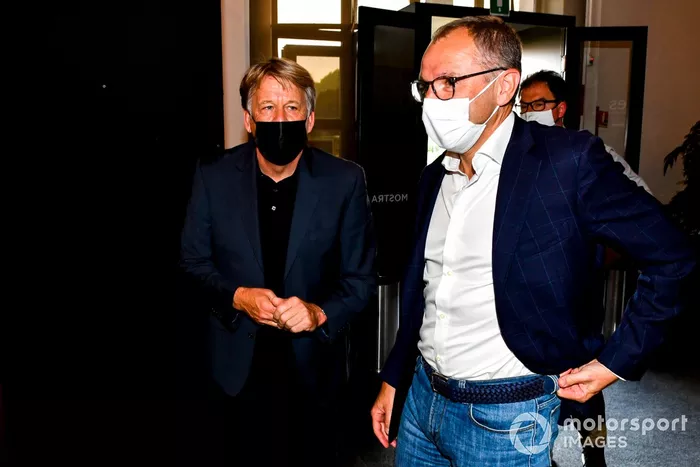 Steven Tee and Stefano Domenicali