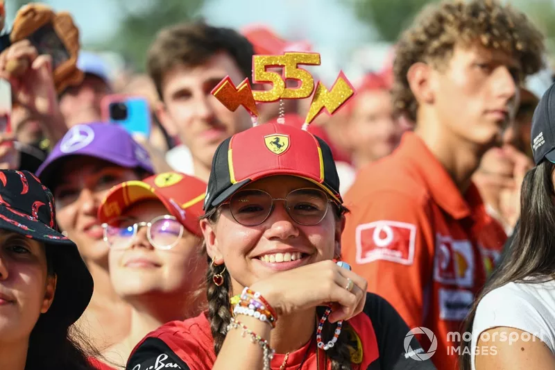 Les fans sur scène