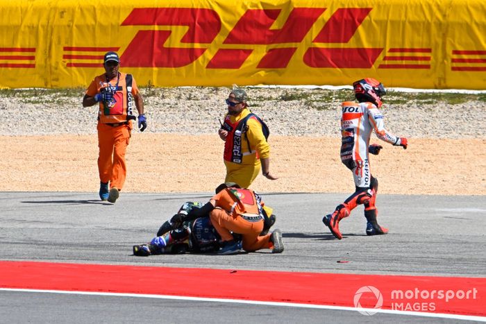 Accidente de Marc Márquez, Repsol Honda Team, Miguel Oliveira, RNF MotoGP Racing