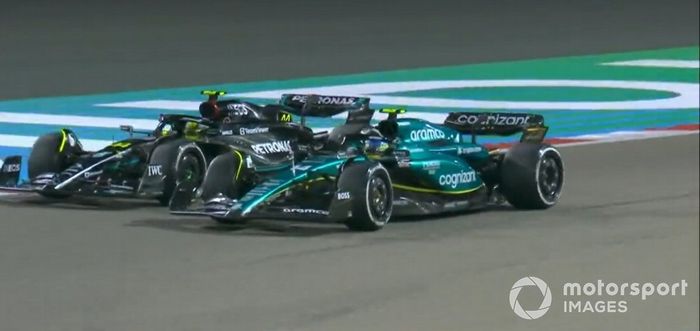 Alonso y Hamilton en Bahrein