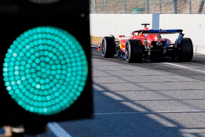 Lewis Hamilton, Ferrari during Pirelli test