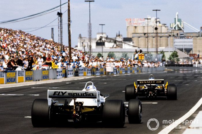 Keke Rosberg, Williams FW08 Ford, Alain Prost, Renault RE30B