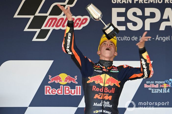 El ganador: Pedro Acosta, Red Bull KTM Ajo