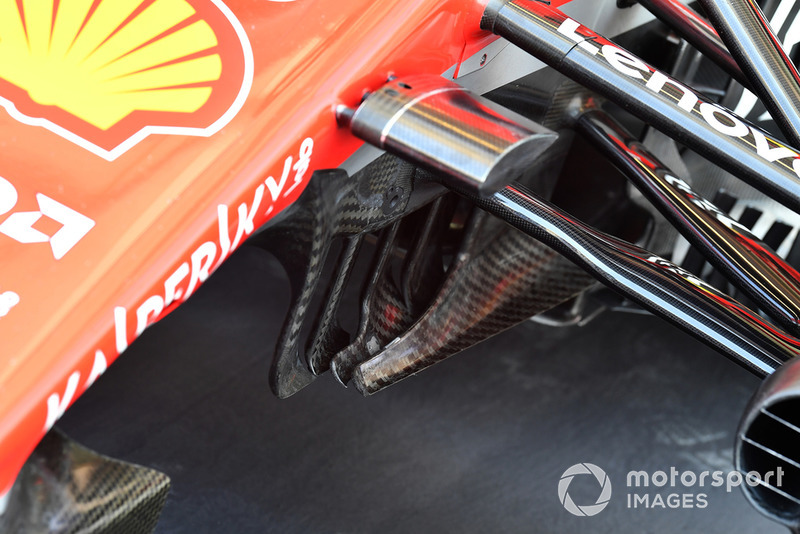 Ferrari SF71H detalle aerodinámico