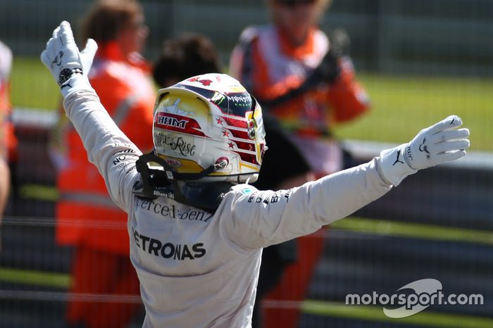 Ganador de la carrera Lewis Hamilton, Mercedes AMG F1 W07