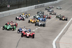 Inicio: Carlos Muñoz, Andretti Autosport Honda líder