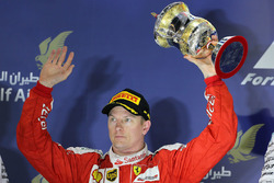 Podio: secondo Kimi Raikkonen, Ferrari