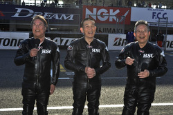 星野一義、北野元、高橋国光(左から)