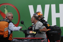 Max Verstappen, Red Bull Racing, nach Ausfall