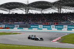 Lewis Hamilton, Mercedes AMG F1 W08, on the formation lap