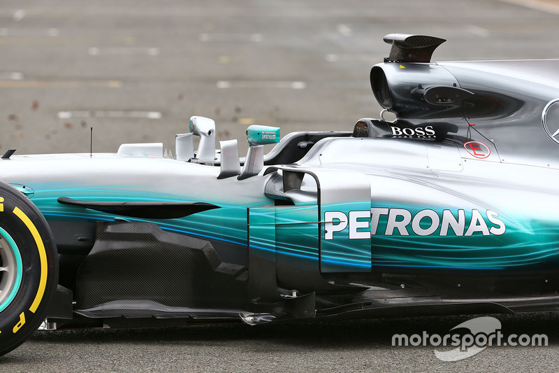 Mercedes AMG F1 W08 detail