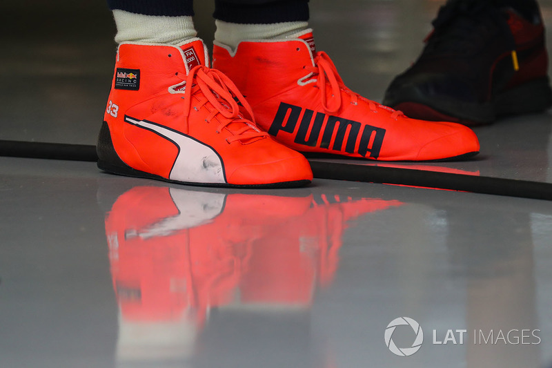 Puma-schoenen van Max Verstappen, Red Bull Racing