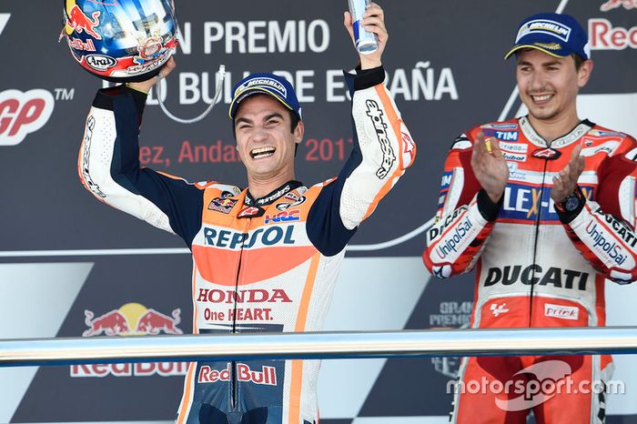 Podium: ganador, Dani Pedrosa, Repsol Honda Team