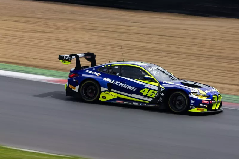 #46 Team WRT, BMW M4 GT3: Valentino Rossi, Maxime Martin 