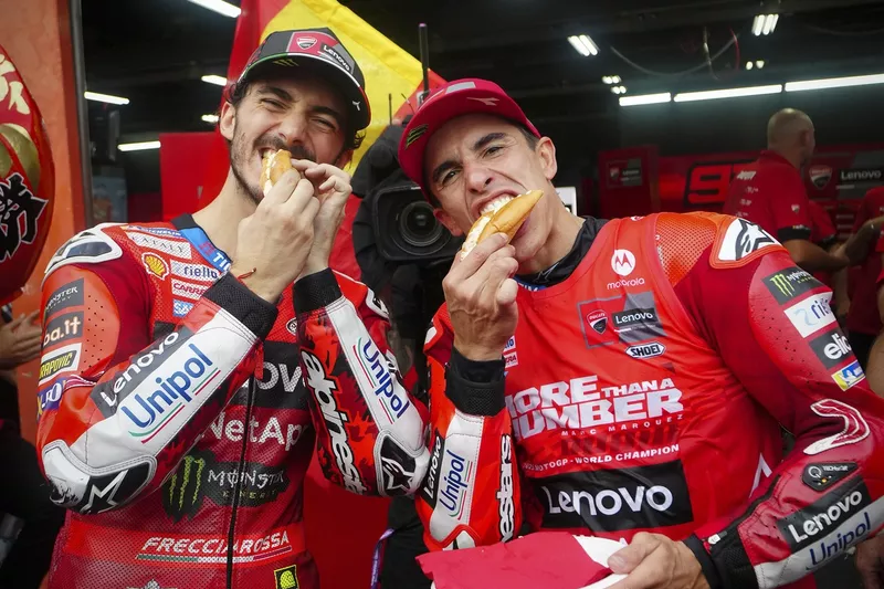 Francesco Bagnaia, Ducati Team, Marc Marquez, Ducati Team