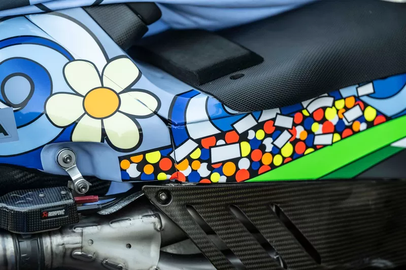 La livrée spéciale de l'équipe Gresini pour le Grand Prix d'Italie.