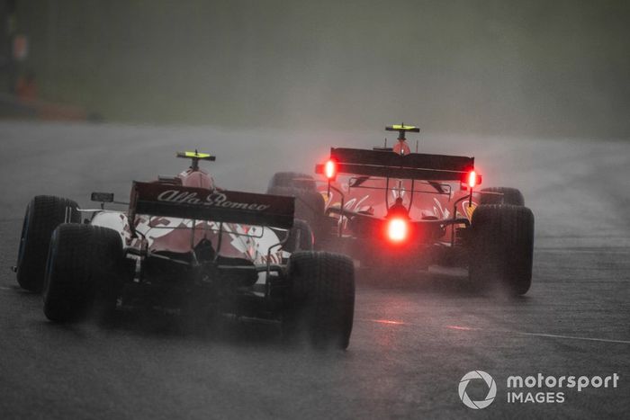 Charles Leclerc, Ferrari SF1000, Antonio Giovinazzi, Alfa Romeo Racing C39