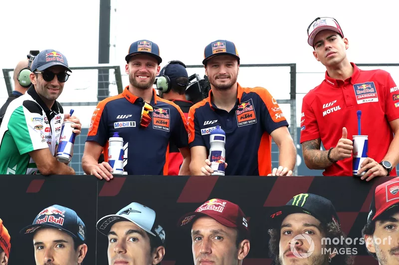 Brad Binder, Red Bull KTM Factory Racing, Jack Miller, Red Bull KTM Factory Racing, Johann Zarco, Team LCR Honda, Augusto Fernandez, Red Bull GASGAS Tech3