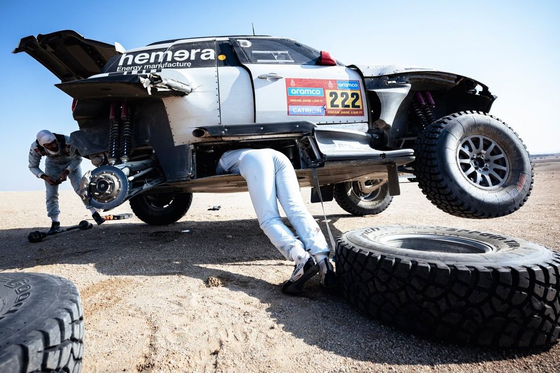 #222 X-Raid Mini JCW Team Mini: Guillaume De Mevius, Mathieu Baumel