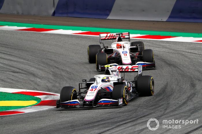 Mick Schumacher, Haas VF-21, Nikita Mazepin, Haas VF-21