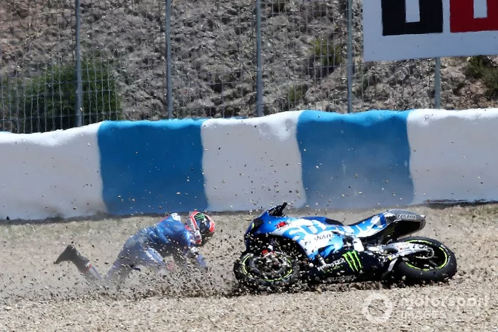 Alex Rins, Team Suzuki MotoGP crash