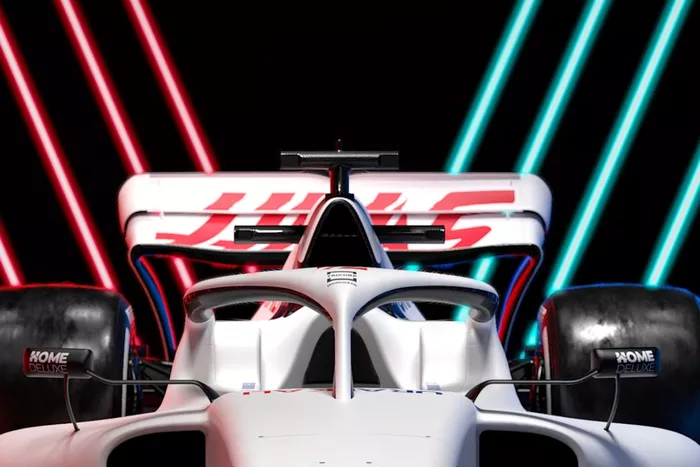 Detalle del Haas VF-22
