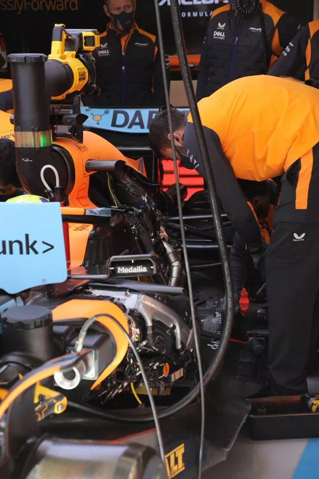 McLaren MCL36 rear detail