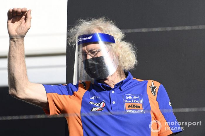 Guy Coulon, Red Bull KTM Tech 3, en el podio