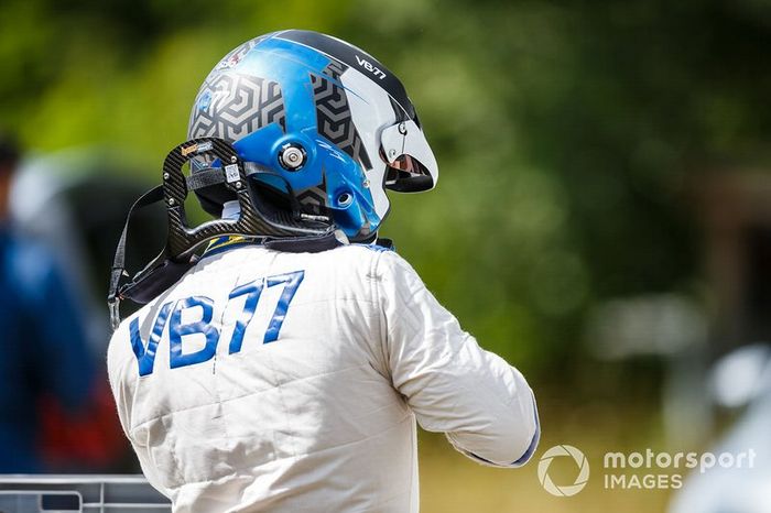 Valtteri Bottas prova la Ford Fiesta WRC del team M-Sport