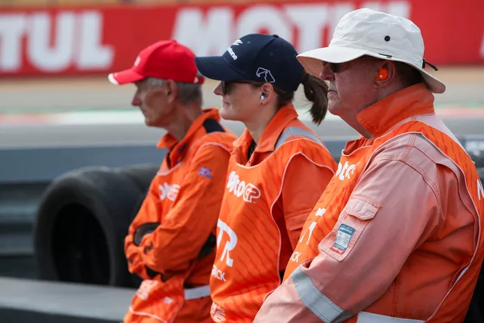 Marshals trackside