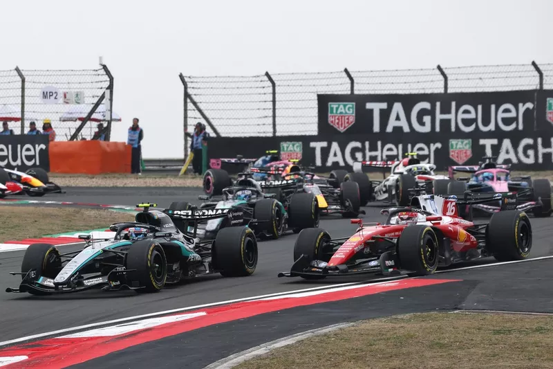 Charles Leclerc, Ferrari; Andrea Kimi Antonelli, Mercedes