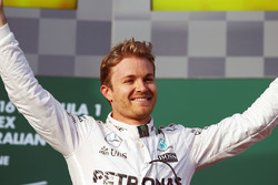 Podium: winner Nico Rosberg, Mercedes AMG F1 Team