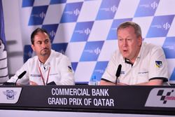 Piero Taramasso, Director de la dos ruedas Michelin Motorsport y Pascal Couasnon, Director de Michel