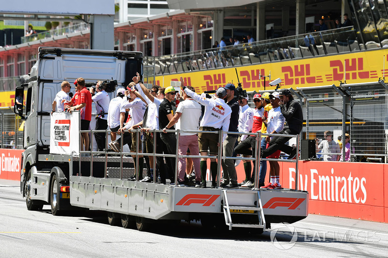 Drivers parade