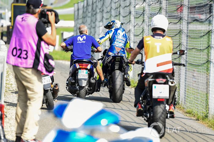 Valentino Rossi, Yamaha Factory Racing, dañado