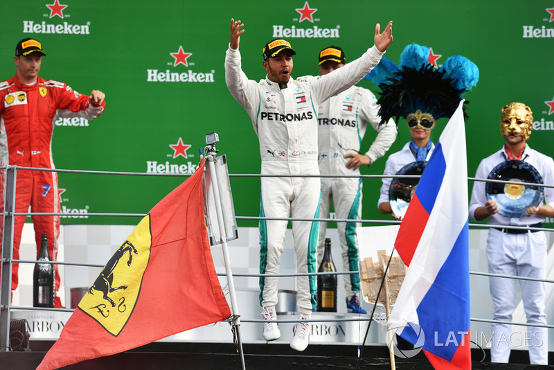 Lewis Hamilton győzelme az Olasz Nagydíjon