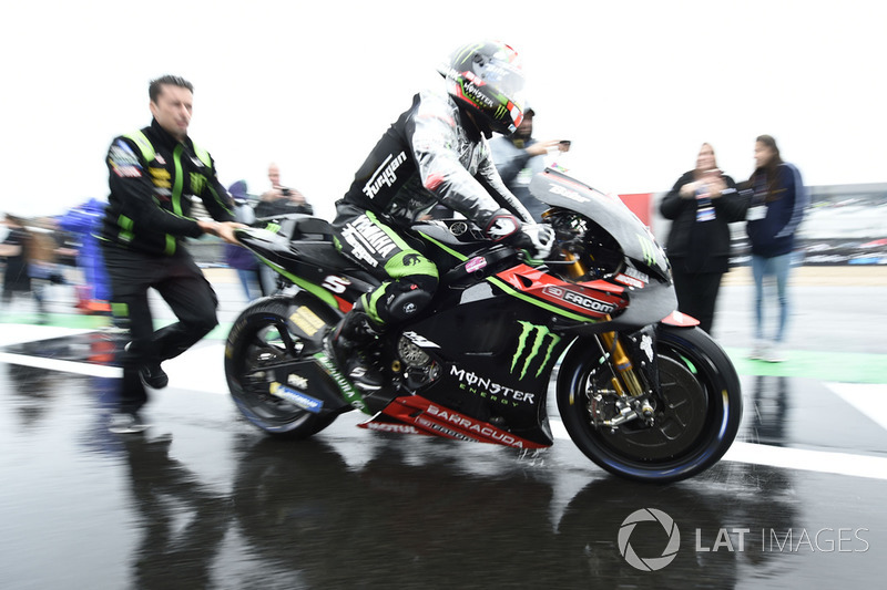 Johann Zarco, Monster Yamaha Tech 3, durante el Gran Premio de Gran Bretaña
