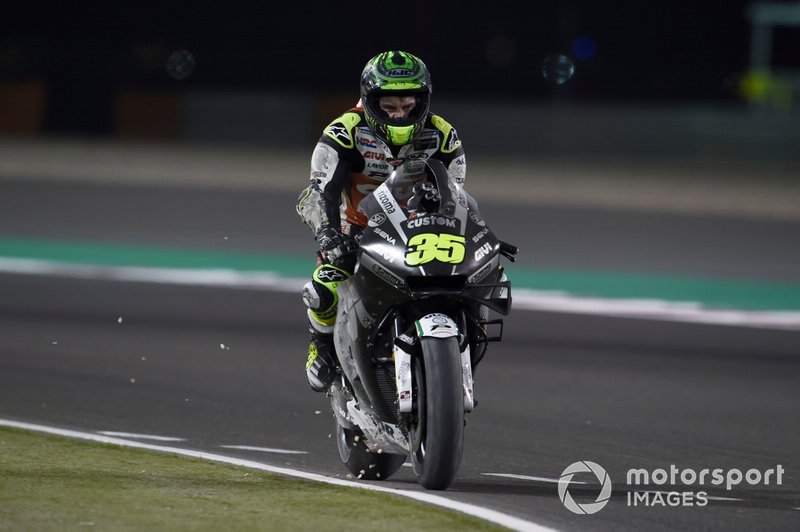 Cal Crutchlow, Team LCR Honda, dopo la caduta
