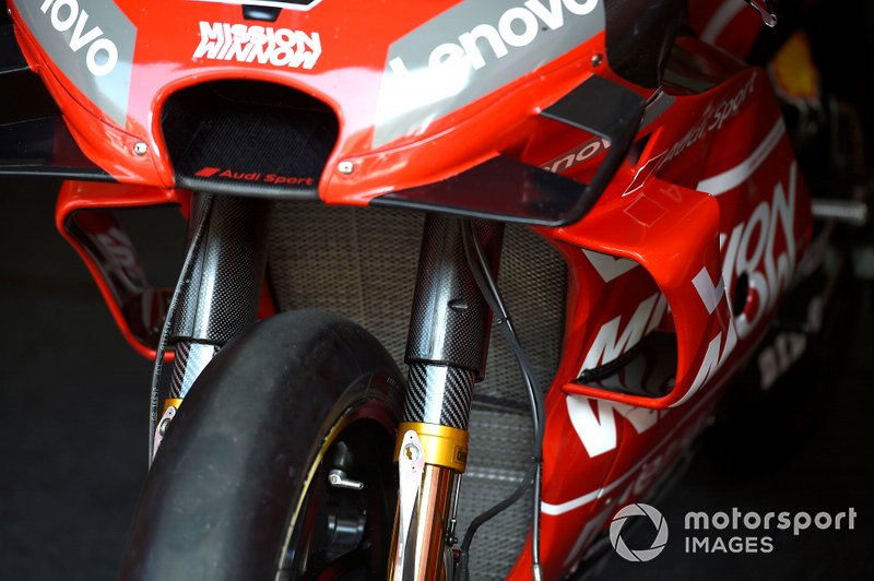 Ducati Team, dettaglio del forcellone