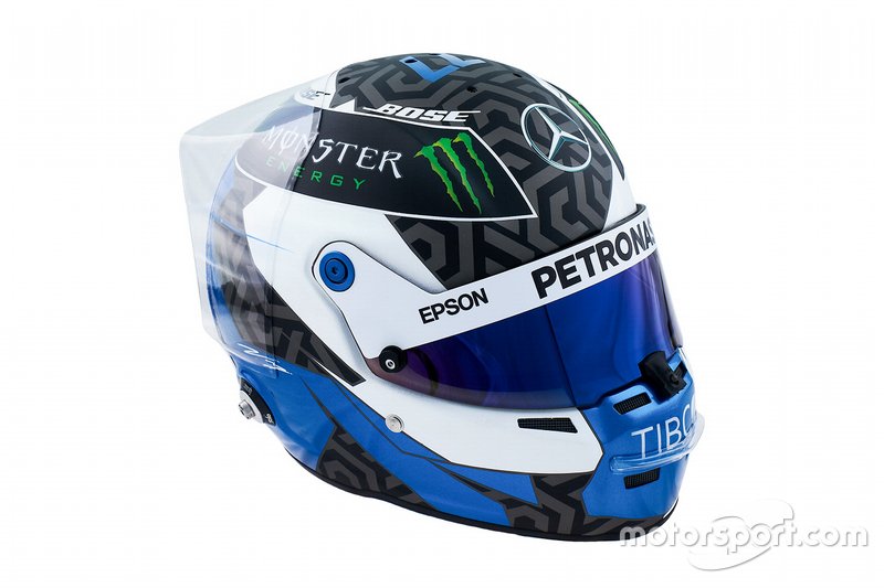 Casco de Valtteri Bottas Mercedes-AMG Petronas