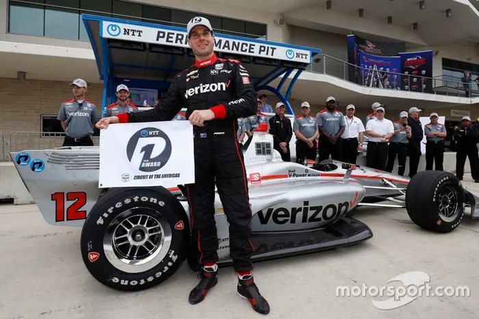 Ganador de la pole Will Power, Team Penske Chevrolet