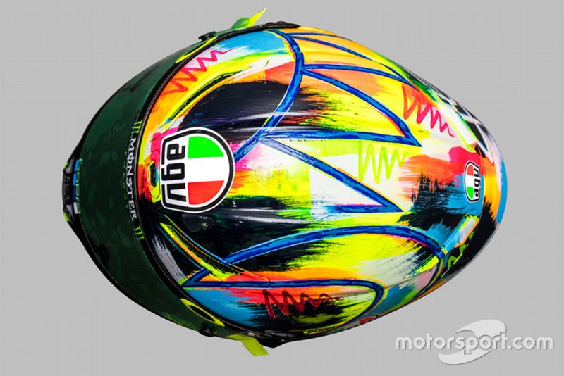 Il casco di Valentino Rossi, Yamaha Factory Racing