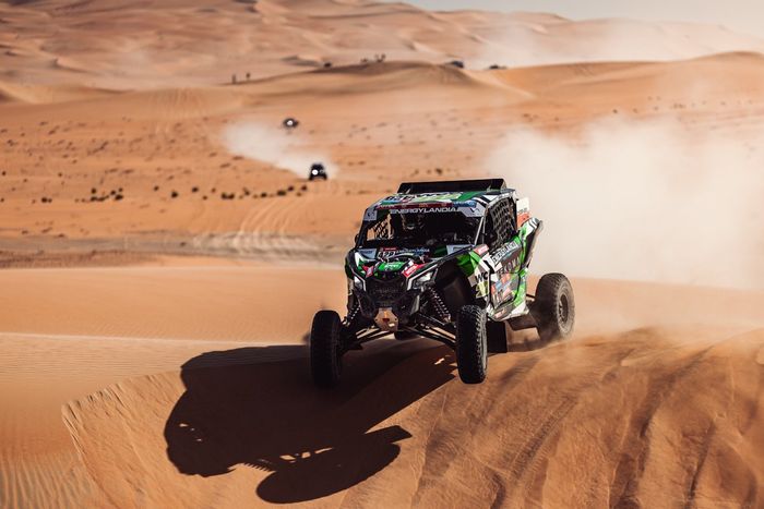 #428 Cobant-Energylandia Rally Team BRP: Eryk Goczal, Oriol Mena