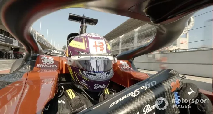 Onboard de Guanyu Zhou en el Alfa Romeo C43