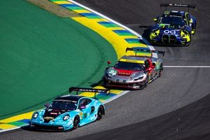 #92 Manthey 1St Phorm Porsche 911 GT3 R LMGT3: Ryan Hardwick, Riccardo Pera, Richard Lietz, #21 Vista AF Corse Ferrari 296 LMGT3: Francois Heriau, Simon Mann, Alessio Rovera, #46 Team WRT BMW M4 LMGT3: Ahmad Al Harthy, Valentino Rossi, Kelvin Van Der Lind