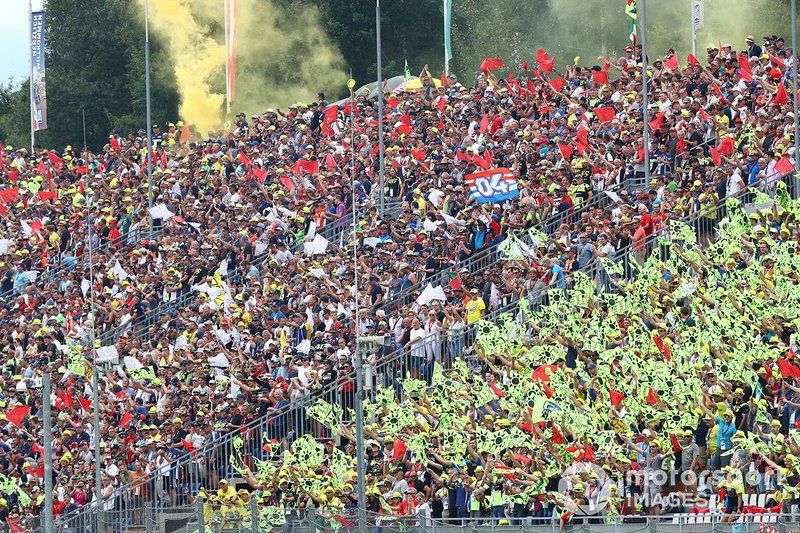 Fans en el GP de Austria de MotoGP