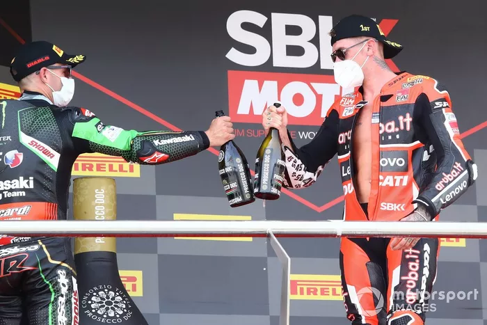 Jonathan Rea, Kawasaki Racing Team, Scott Redding, Aruba.it Racing Ducati